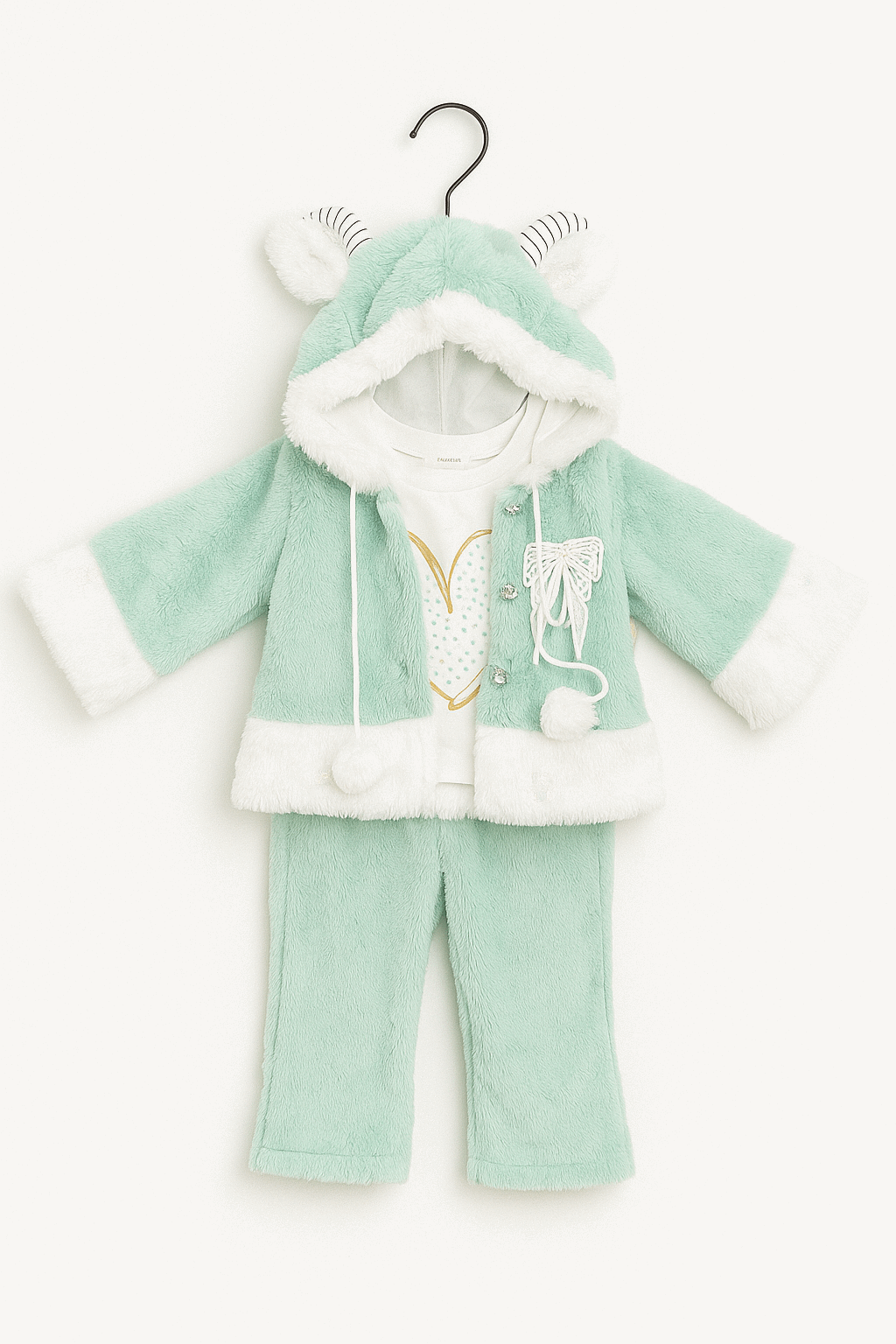3 Pcs Furry Little Joy Outfit KDC 070