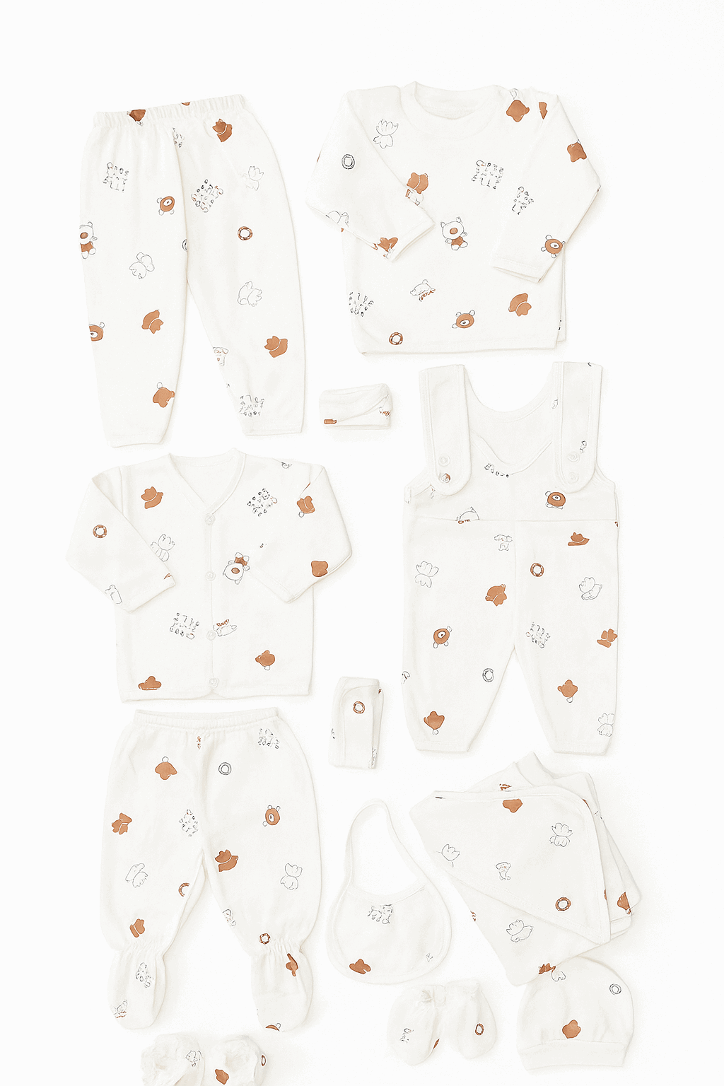 Winter Born Baby Velvet Flees Cloth Gift Set 11 Pcs KDC 037