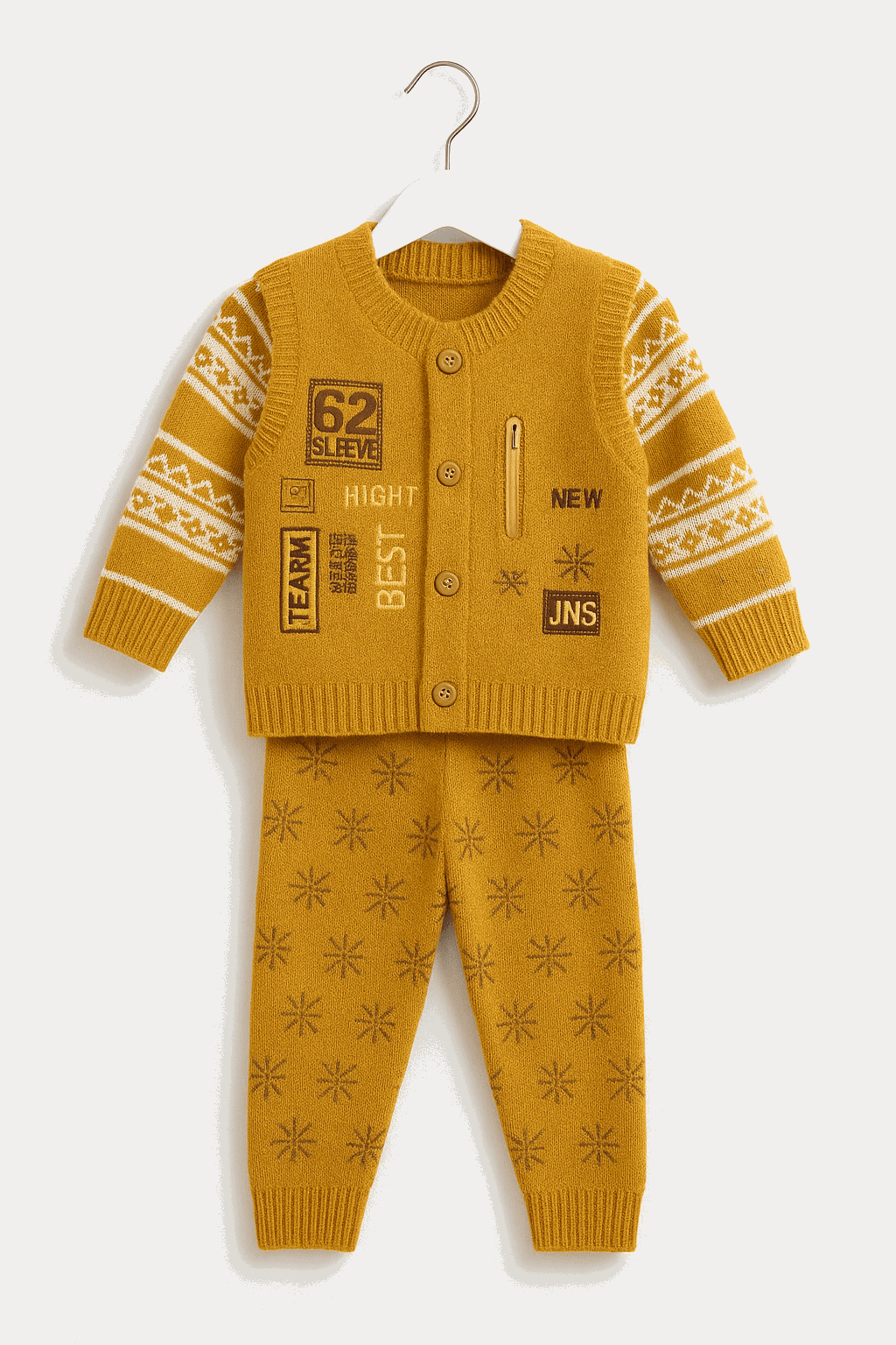 Boy Winter  Woolen Shirt & Pant Set KDC 066