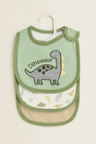 Dinosaur Theme Baby Bibs Collection - 3 pack