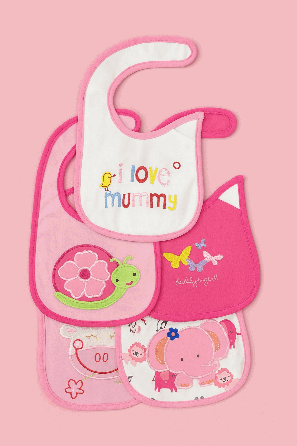 Baby Bibs Pack OF 5 KDS 030