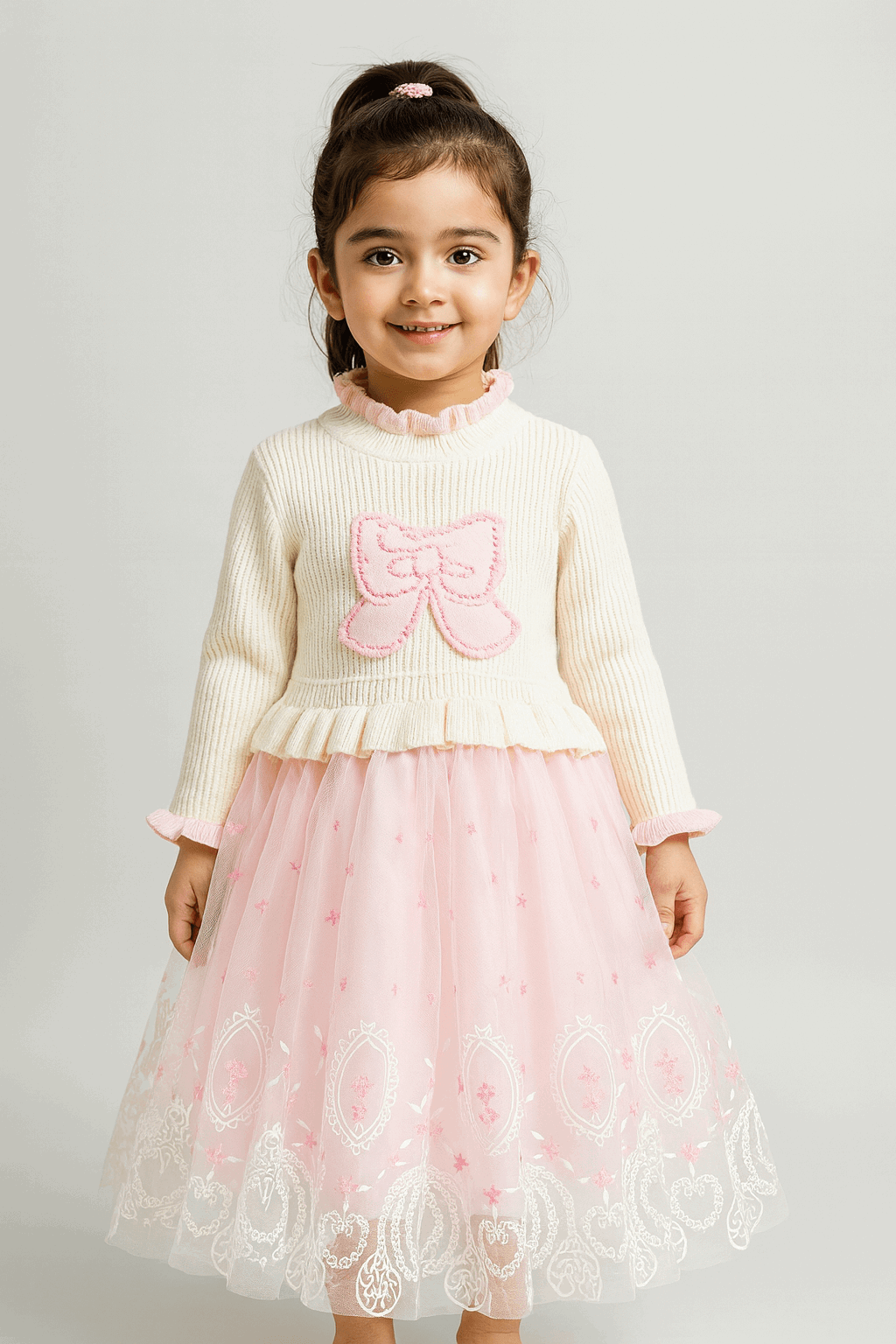 Girl Embroidered Frock KDS 58