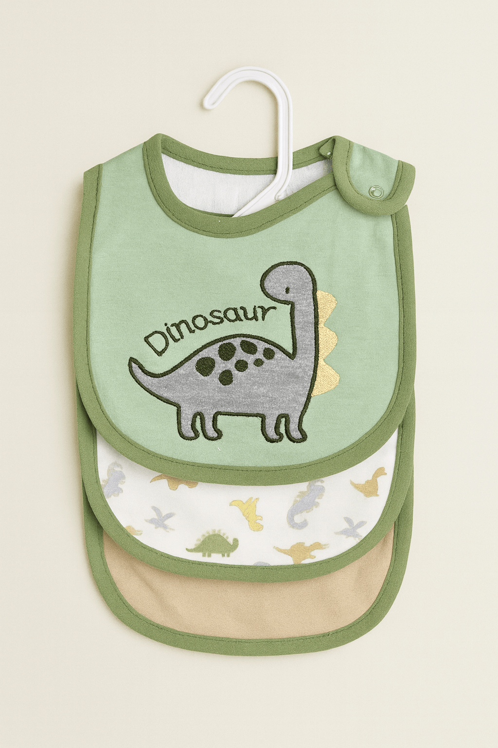 Dinosaur Theme Baby Bibs Collection - 3 pack