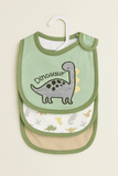 Dinosaur Theme Baby Bibs Collection - 3 pack