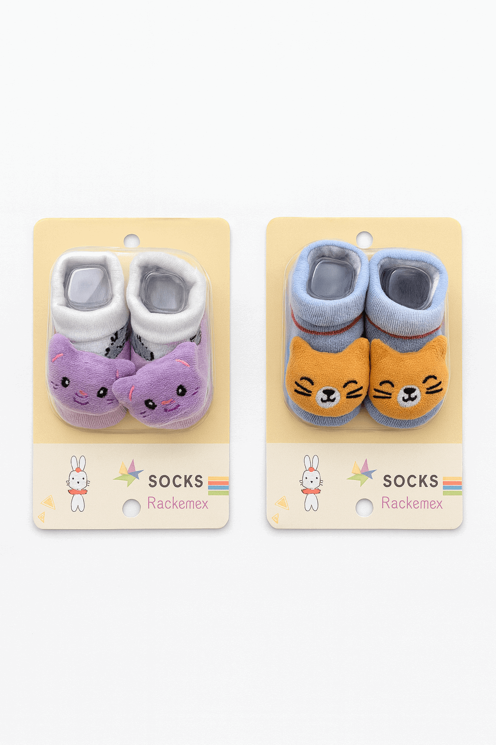 Tiny Treads Delight Baby Anti-Slip Socks  Pack of 2 KDS 013