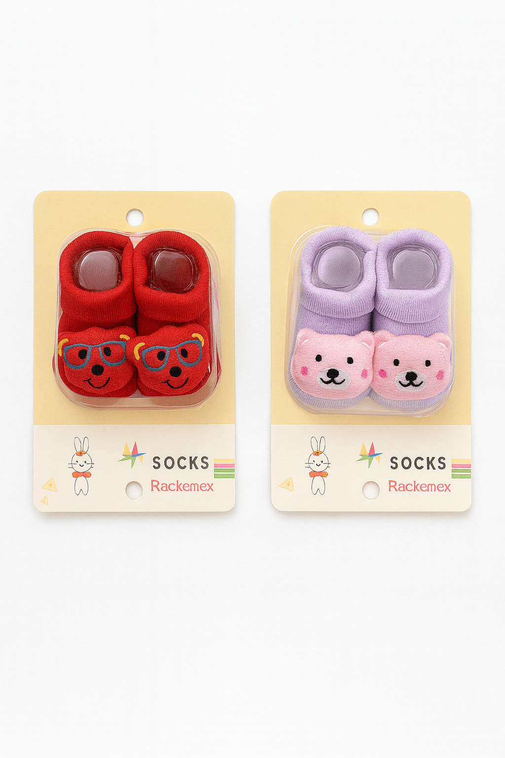 Tiny Treads Delight Baby Anti-Slip Socks  Pack of 2 KDS 014