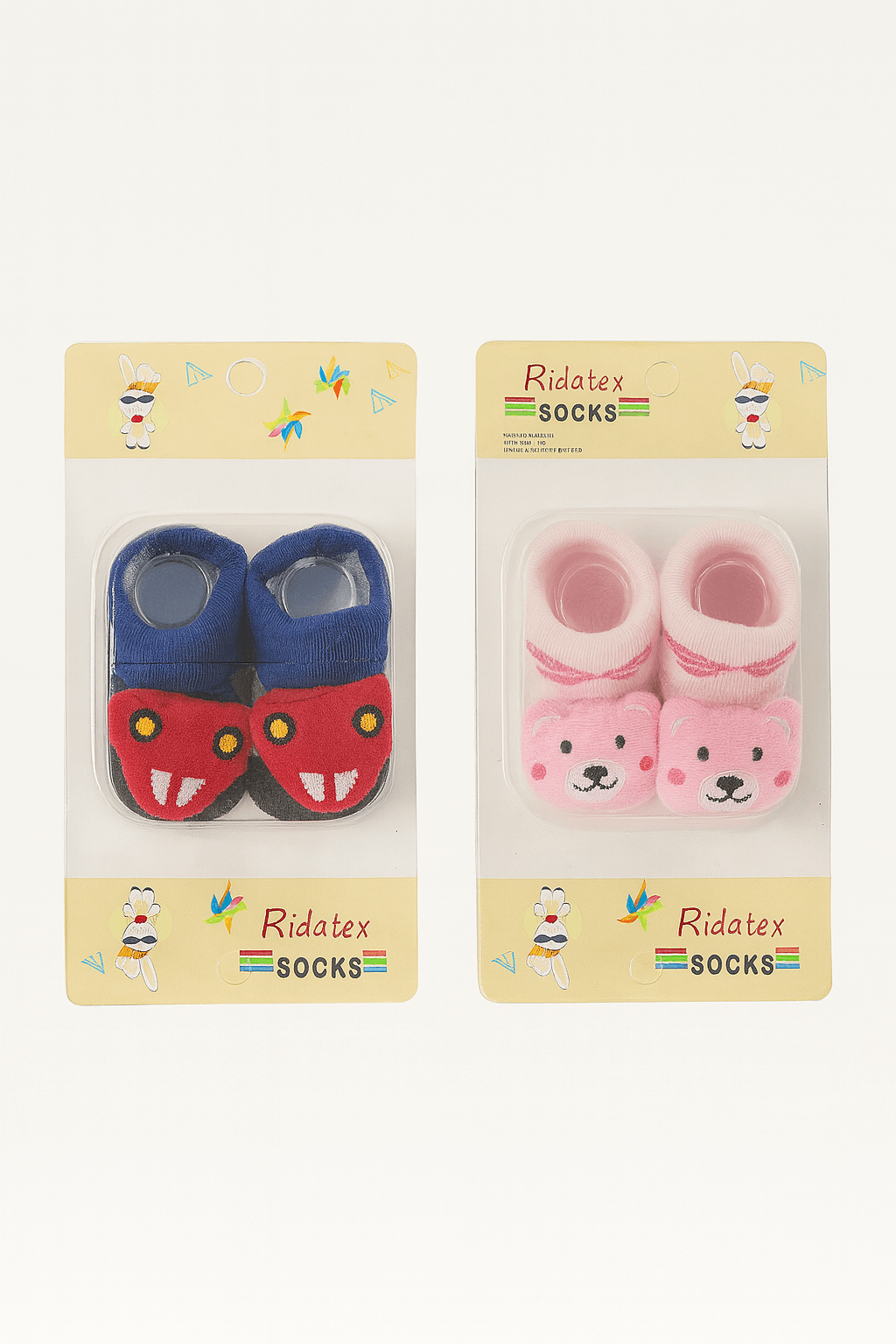Tiny Treads Delight Baby Anti-Slip Socks  Pack of 2 KDS 012