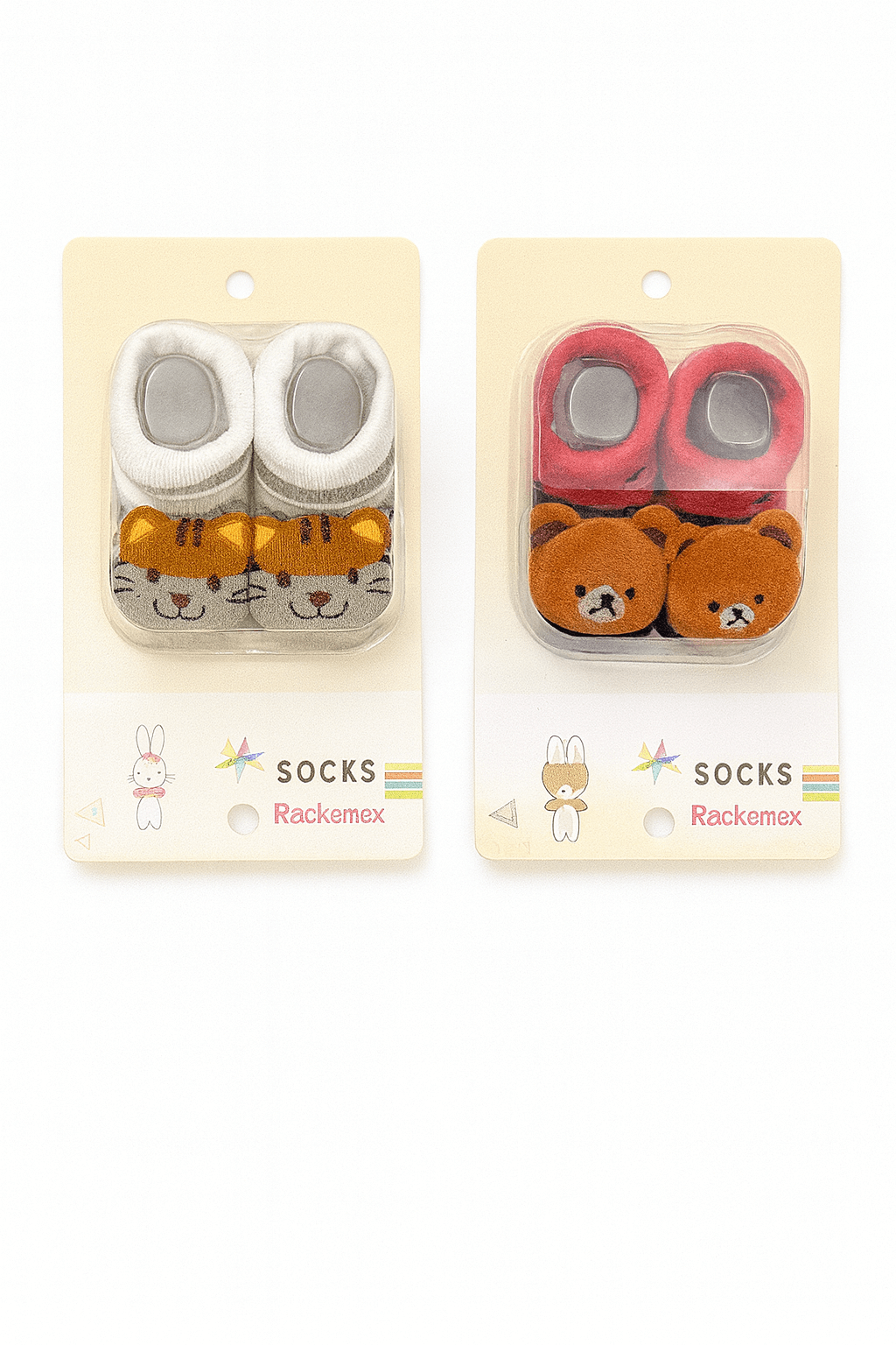 Tiny Treads Delight Baby Anti-Slip Socks  Pack of 2 KDS 020