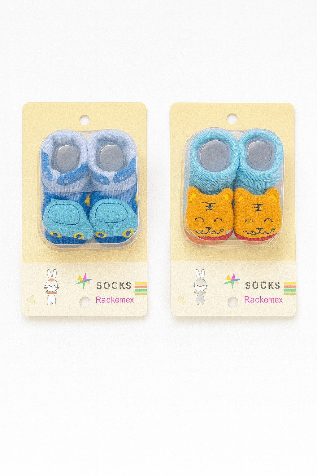Tiny Treads Delight Baby Anti-Slip Socks  Pack of 2 KDS 019