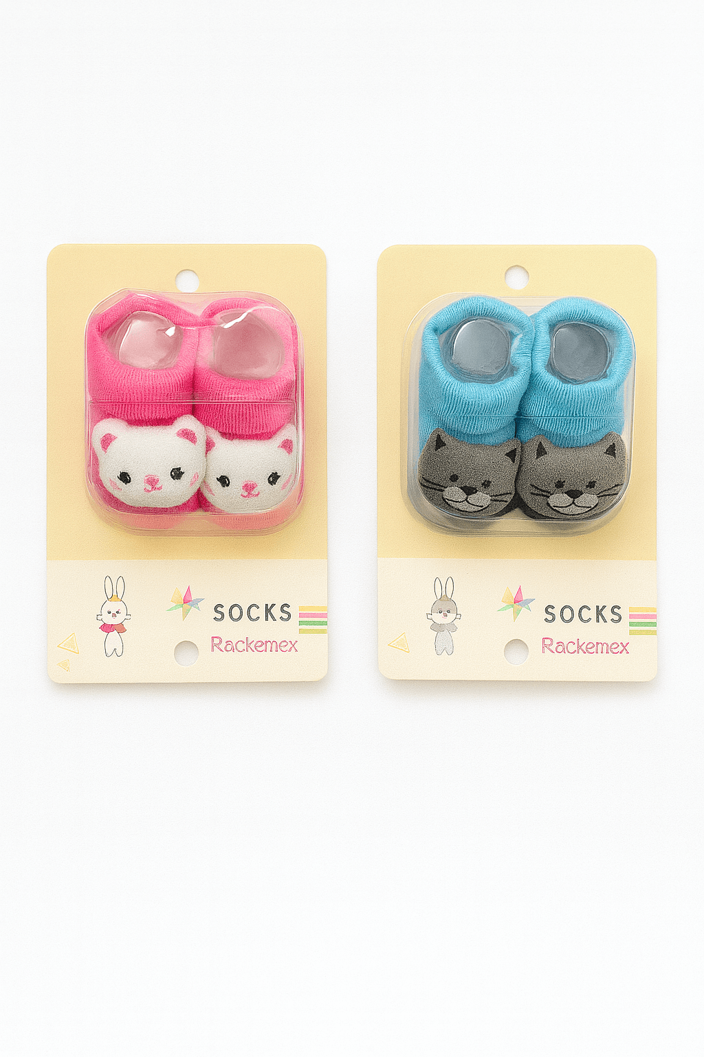 Tiny Treads Delight Baby Anti-Slip Socks  Pack of 2 KDS 021