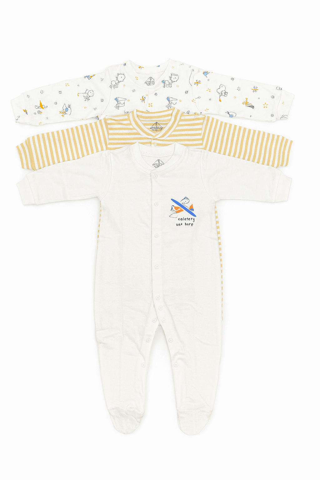 Pack of 3 Sleep Suits KDC 014
