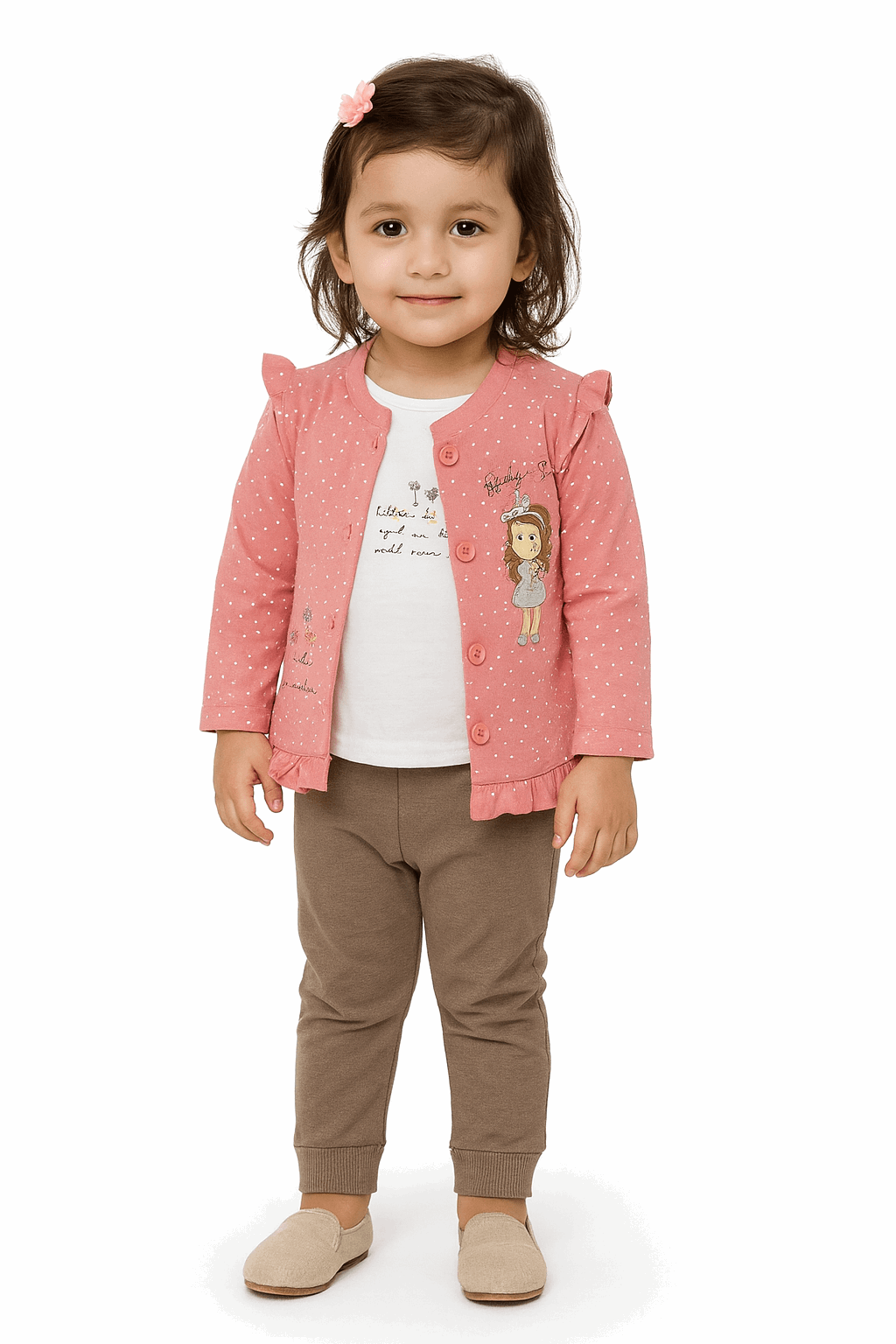 Baby 3 Fancy Shirt & Pajama Set 046