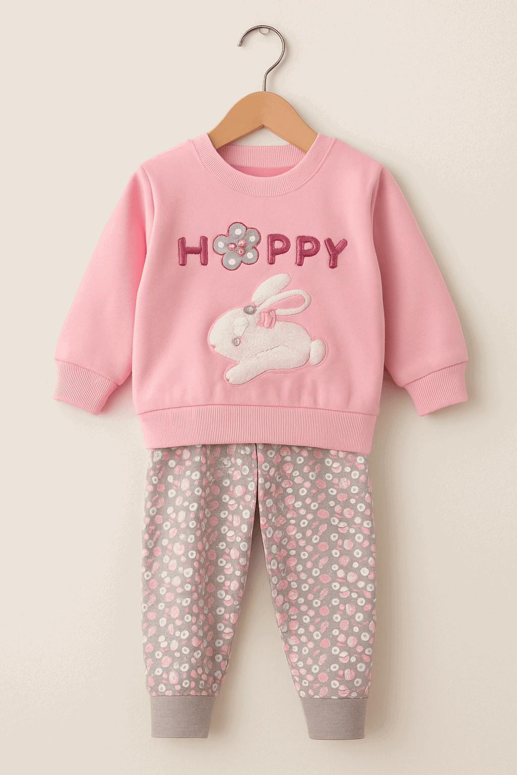 Baby Embroidered Shirt & Pajama Set KDC 048