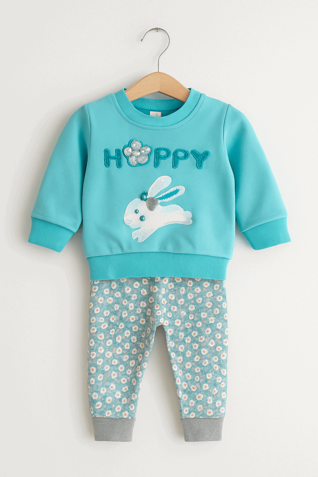 Baby Embroidered Shirt & Pajama Set KDC 048