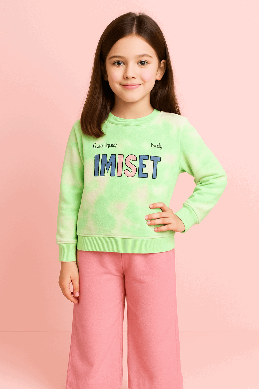 Girl Sweat Shirt Trouser Set KDC 047
