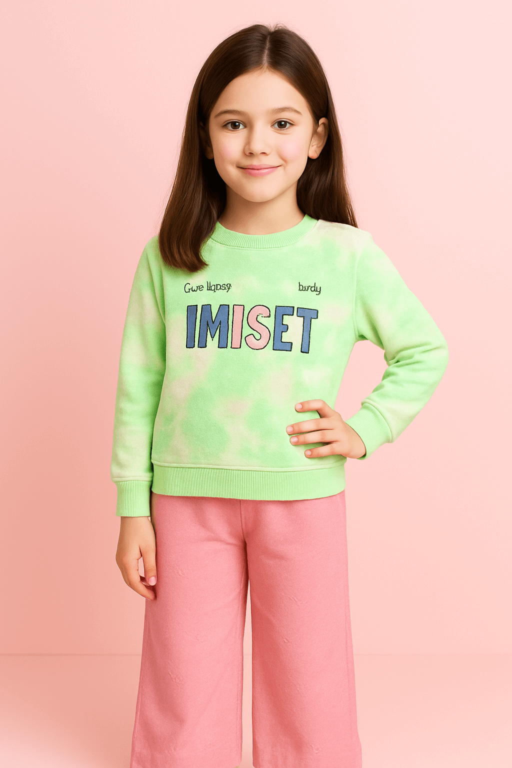 Girl Sweat Shirt Trouser Set KDC 047