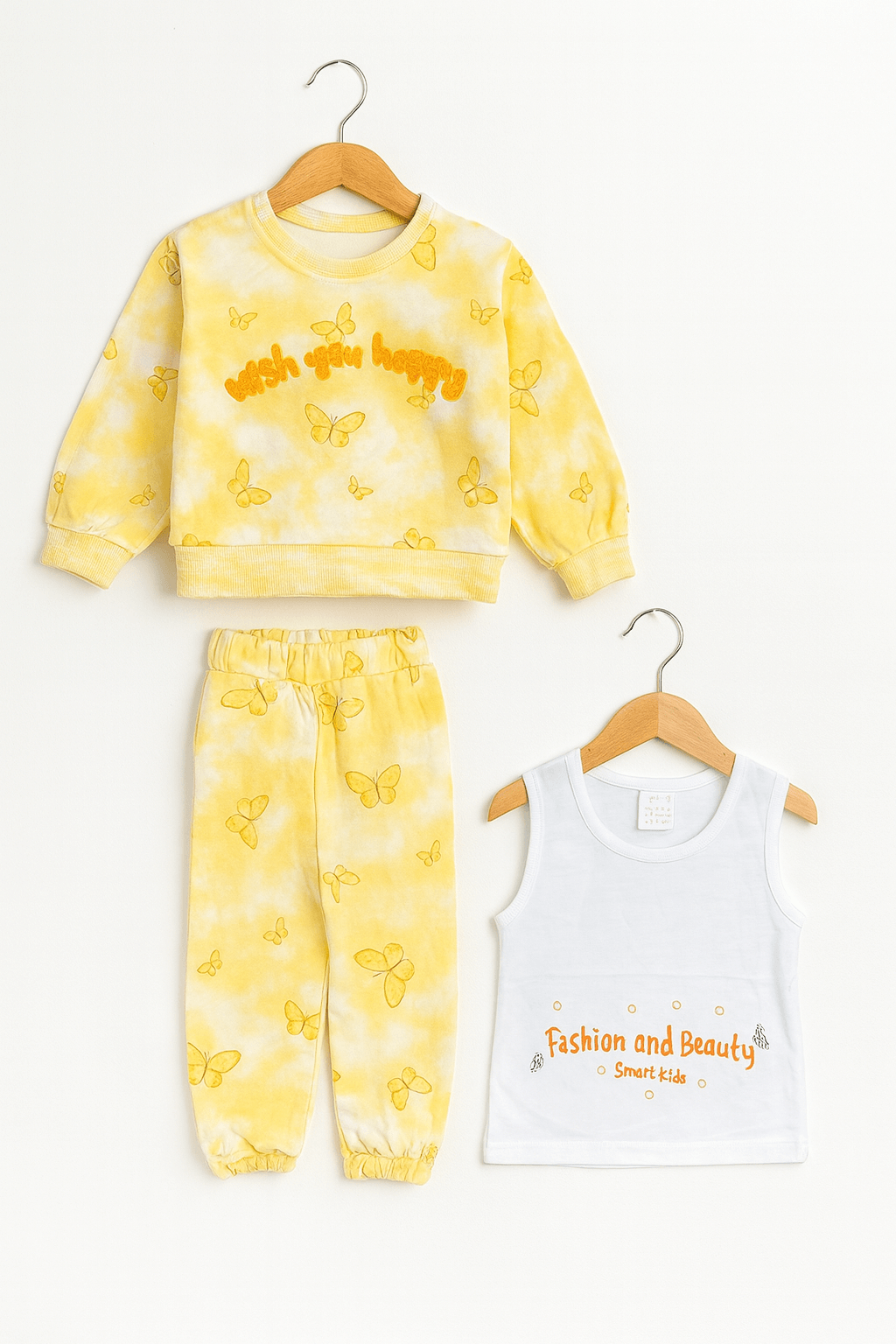 Baby Embroidered Shirt & Pajama Set KDC 049