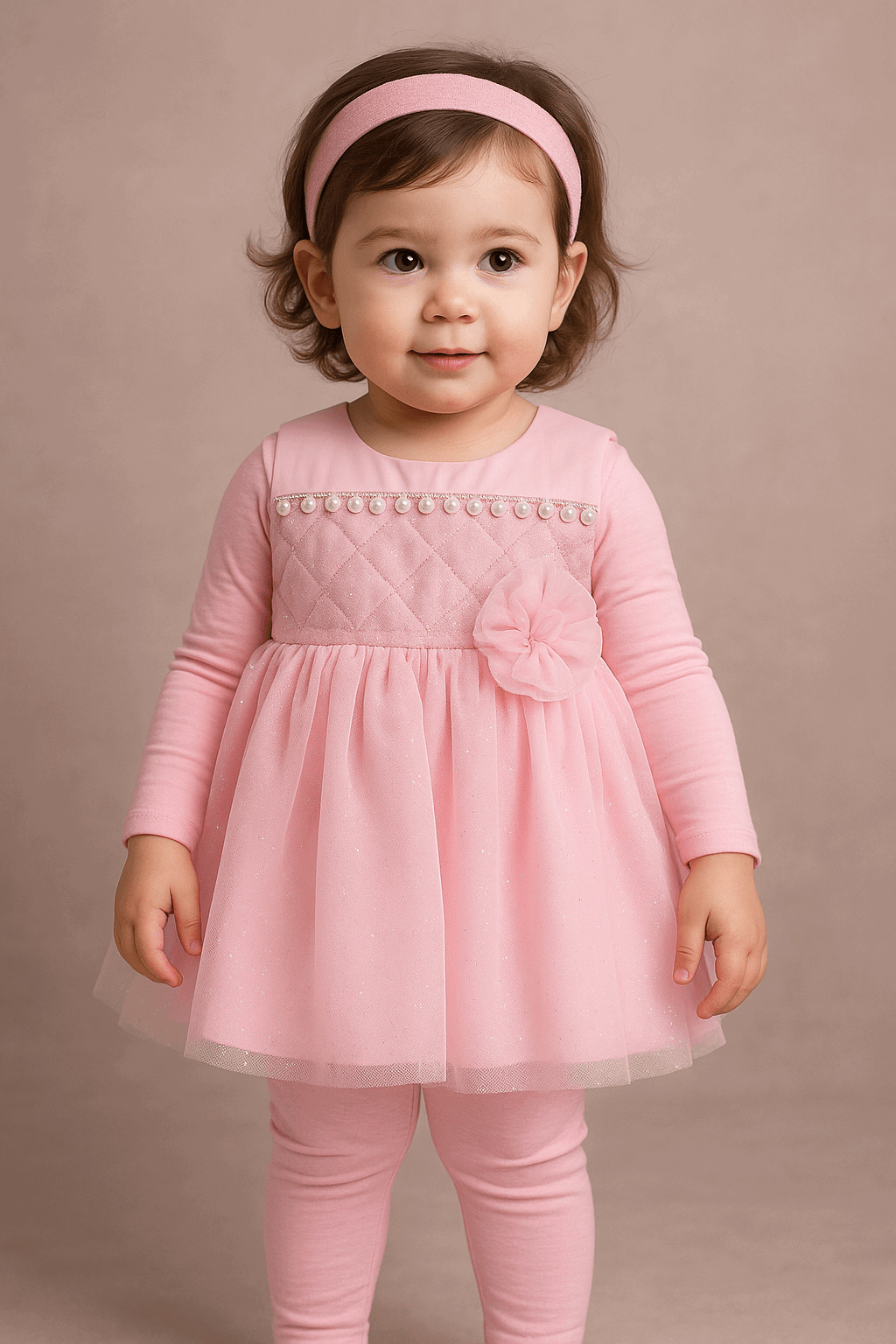 4 Pcs Girl Fancy Frock KDS 49