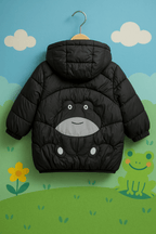 Boy Quilted Jacket Black KDC 011