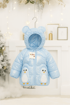 Girl Quilted Jacket Blue KDC 013