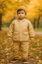 2 Pcs Quilted Jacket Set KDC 018