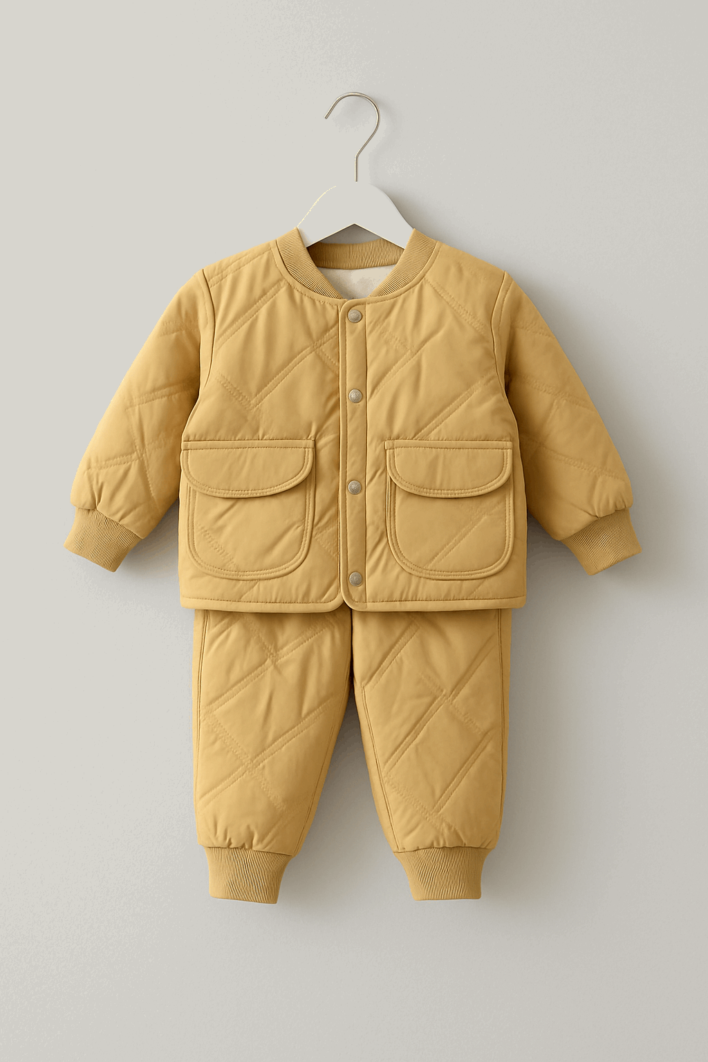 2 Pcs Quilted Jacket Set KDC 018