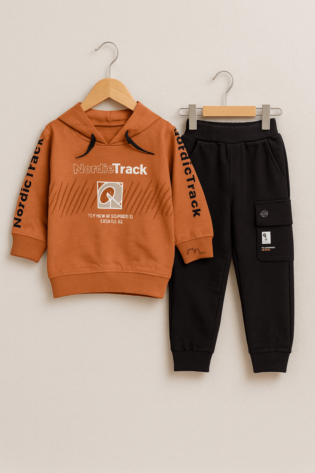 Boy Hoodie Shirt & Pajama Shirt Set KDC 056