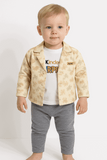 Baby 3 Pcs Upper Shirt & Pajama Set KDC 065