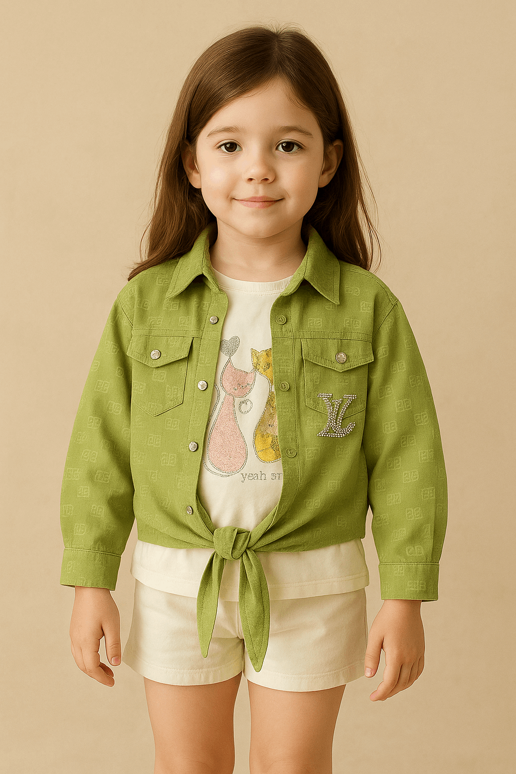 Girl Party Wear Shirt KDC 051