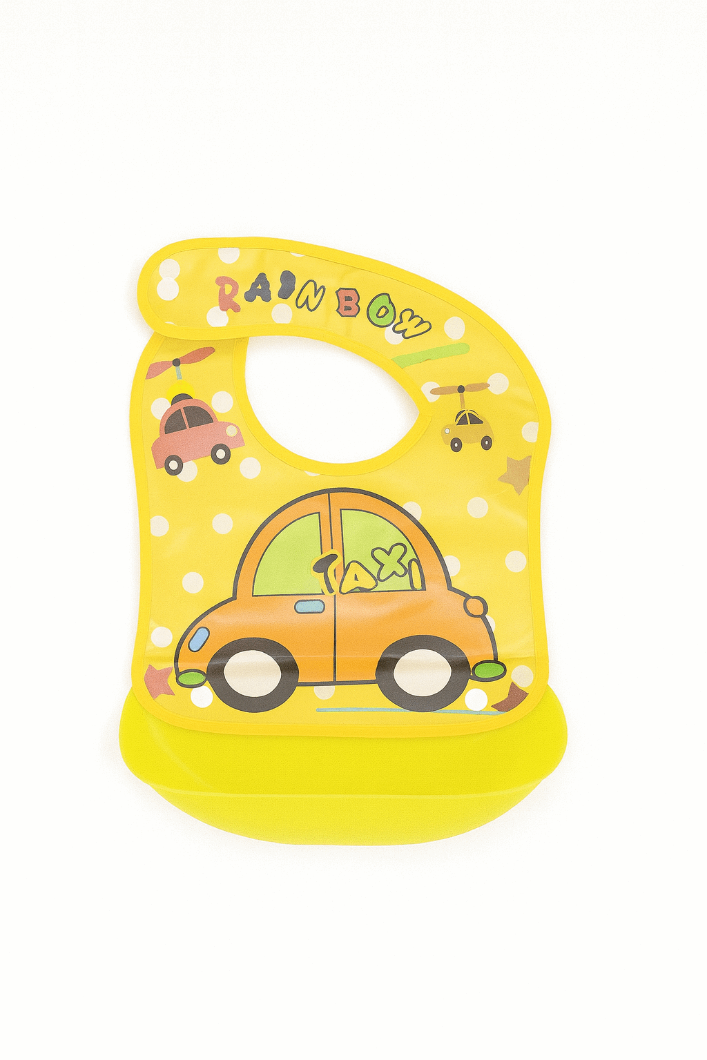 Baby Bib With Detachable Silicon Pocket KDS 019