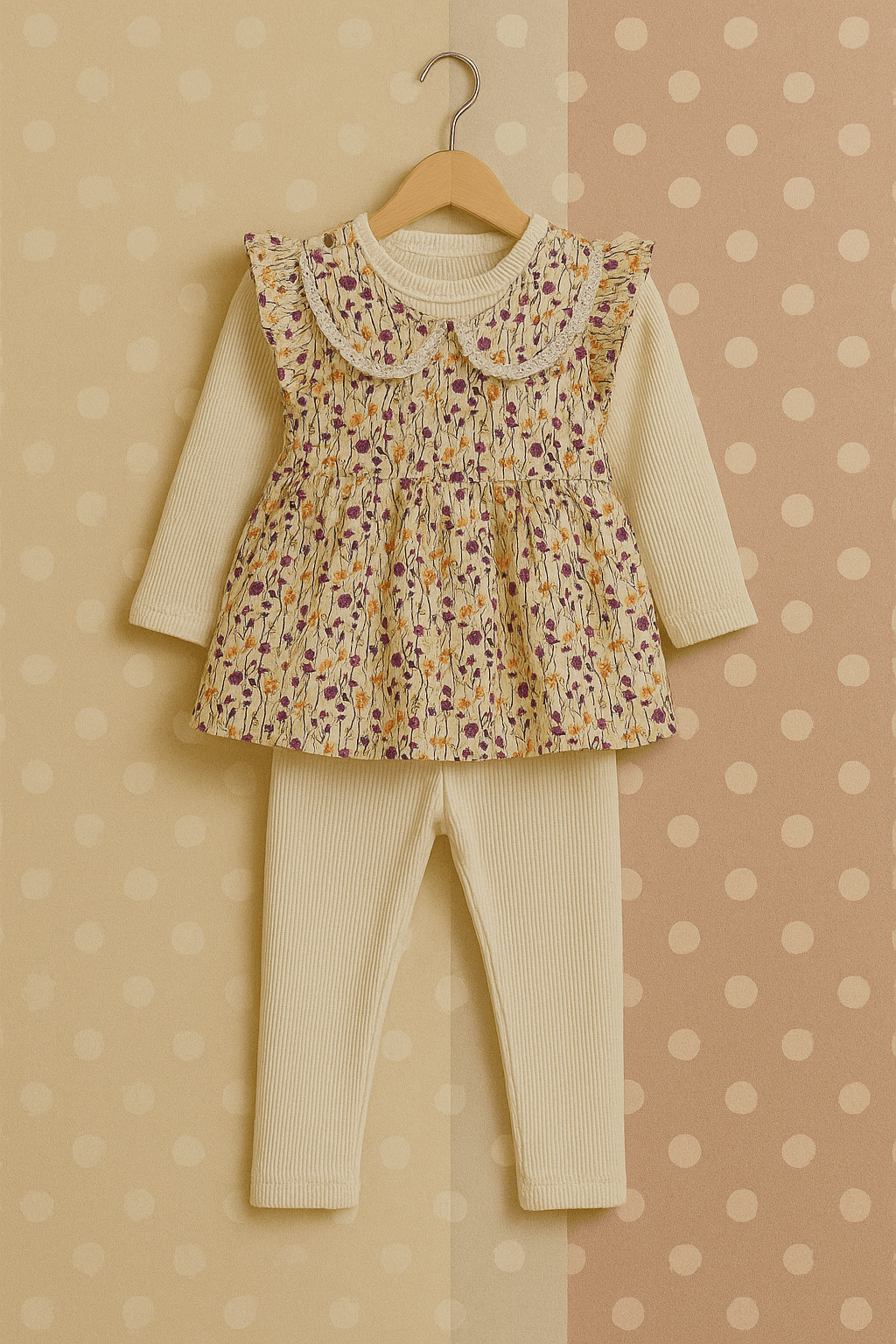 3 Pcs Girl Frock KDS 54