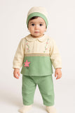 3 Pcs Floral charm Baby Set