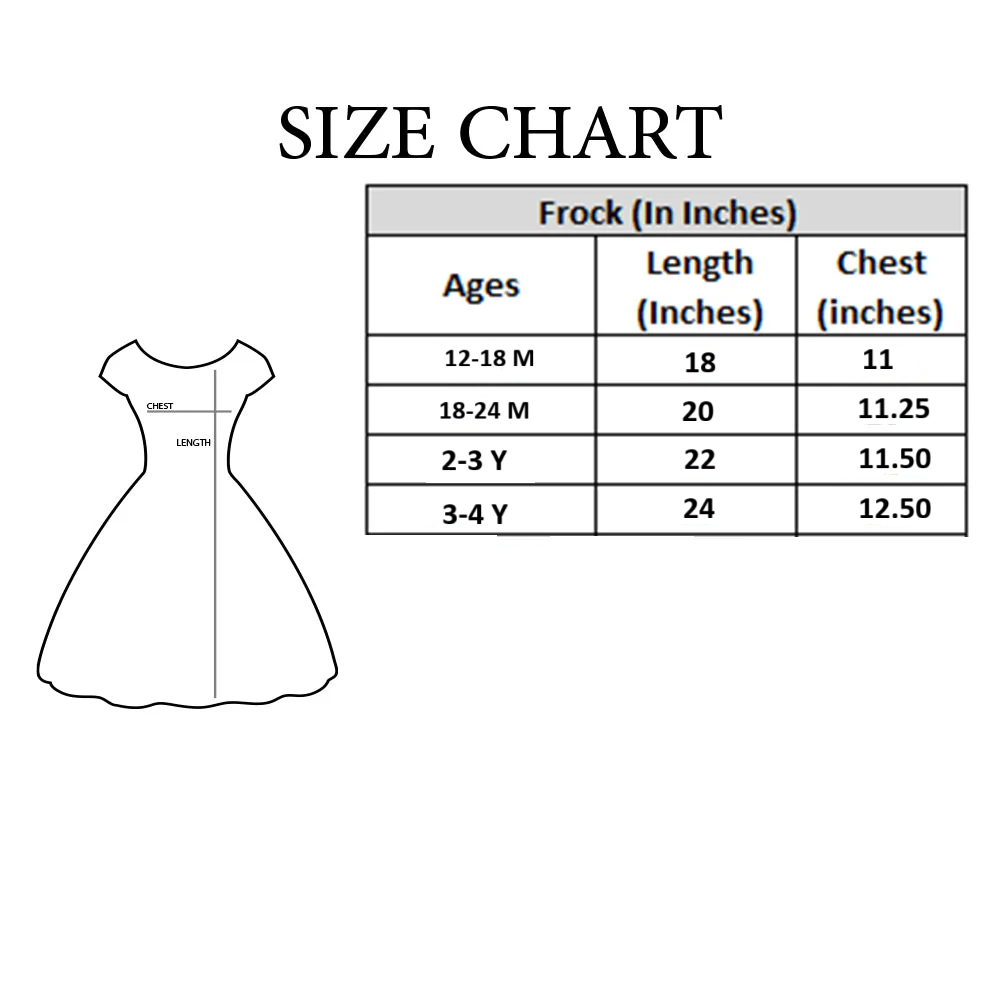 Girl Embroidered Frock KDS 47