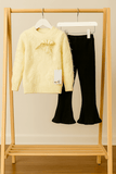 Girls Woolen Shirt & Pajama Set