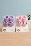Little Smiles Footwear Baby Anti-Slip Socks Cute Toddler Pack of 2