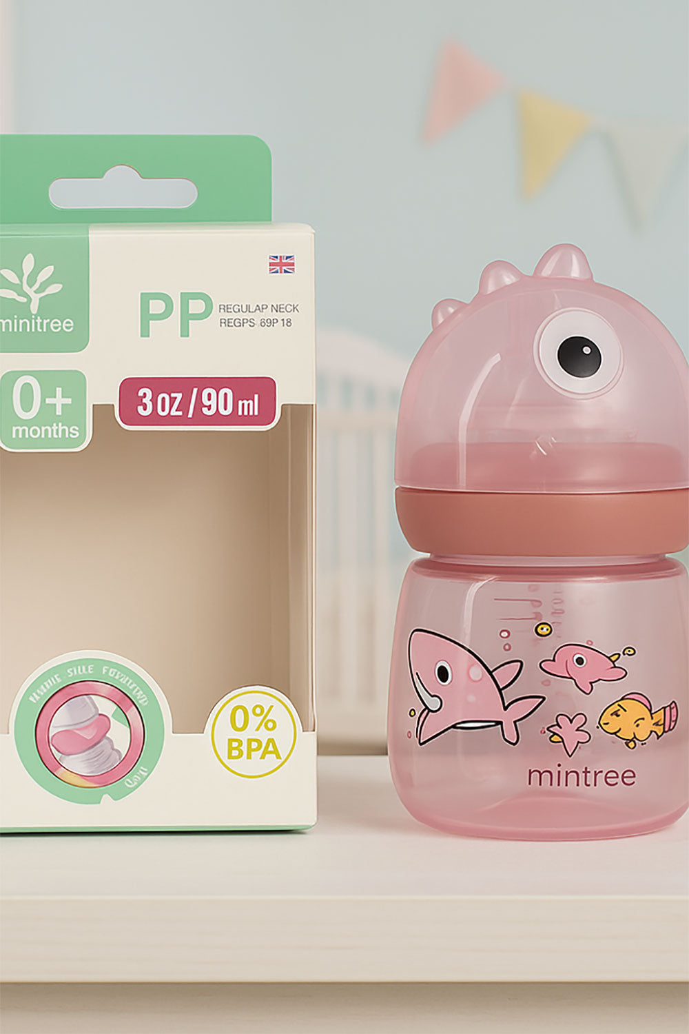 MiniTree Recular Neck Bottle Pink