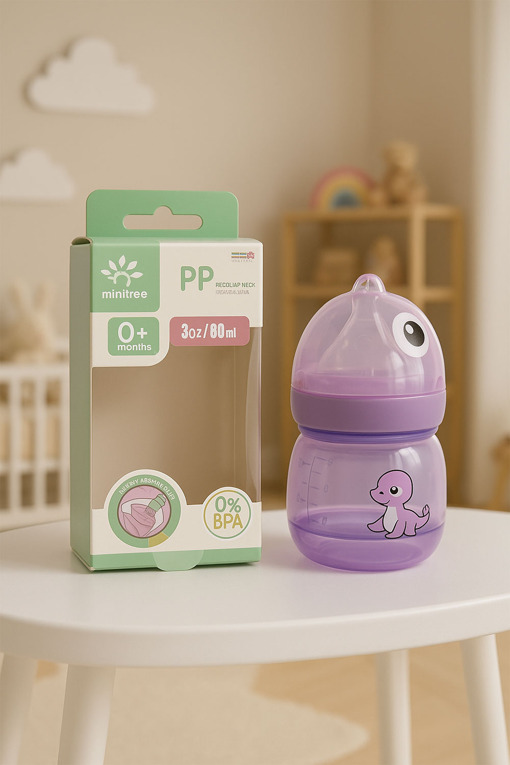 MiniTree Recular Neck Bottle Pinkish Purple