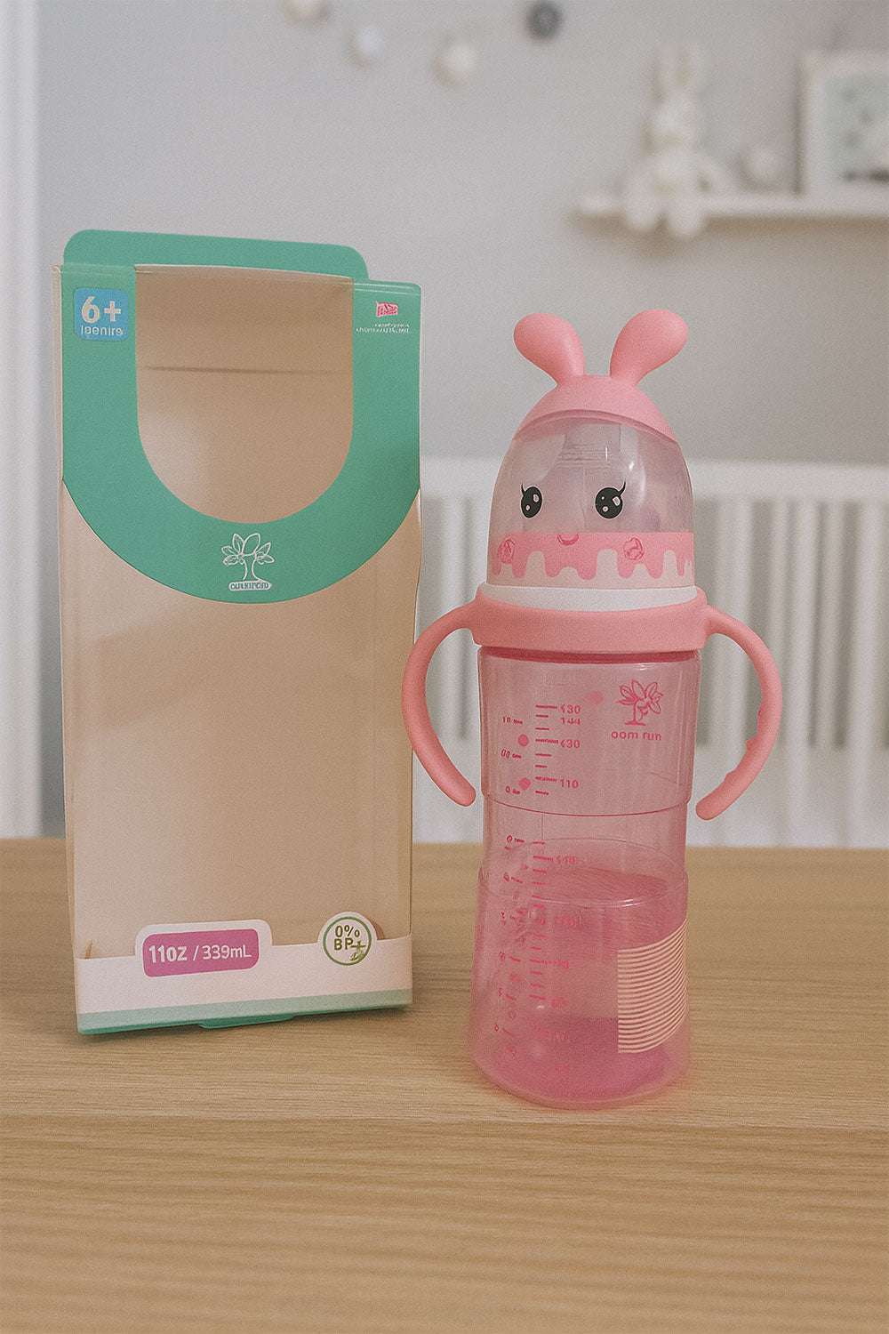 Natural Anti-Colic Feeding Bottle Pink