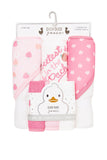 Pink Duckling Delight Towel Set