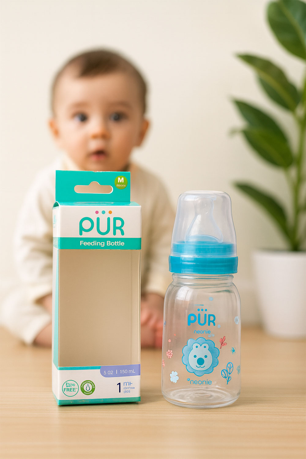 Pur Classy Feeding Bottle Blue