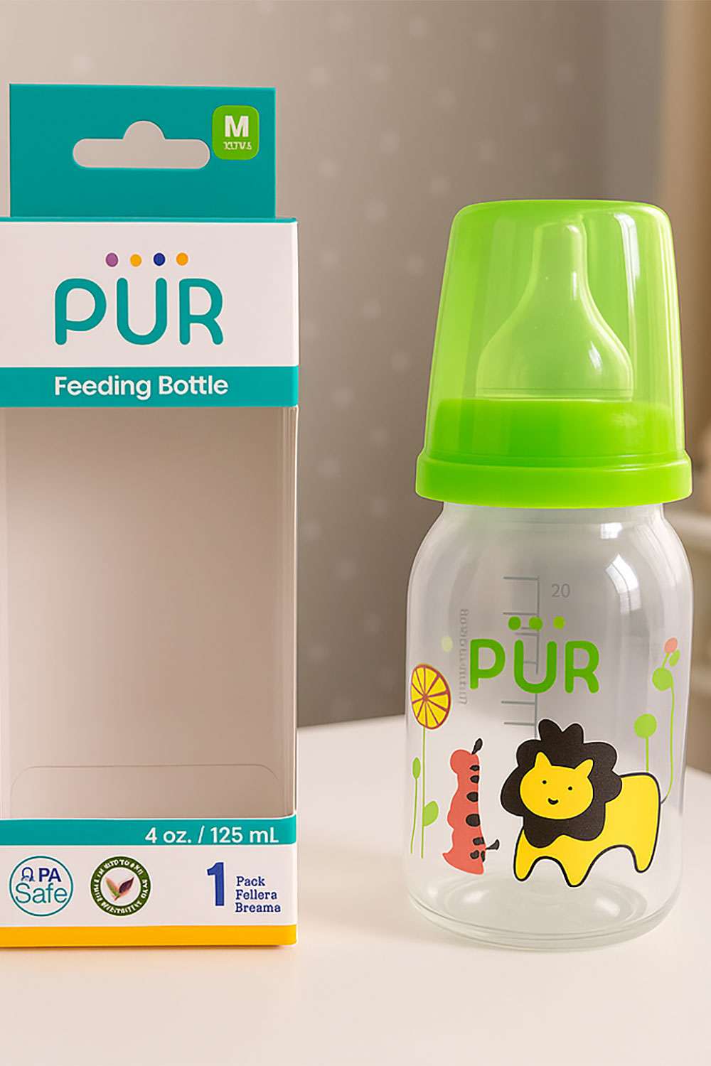 Pur Classy Feeding Bottle Green Main image