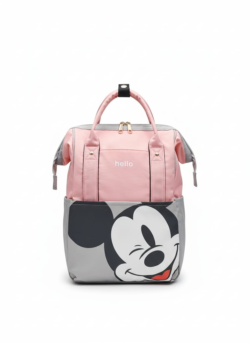 Pink Mickey Travel Diaper Bag KDS 38