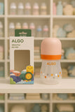 Wide Neck Baby Bottle Custom Bpa Free Food Grade PP Anti Colic Baby Bottle Orange