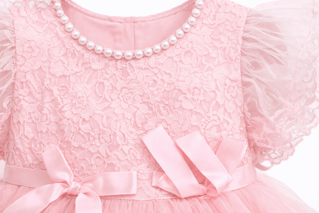Angel Lace Layered Frock - Kiddiesco