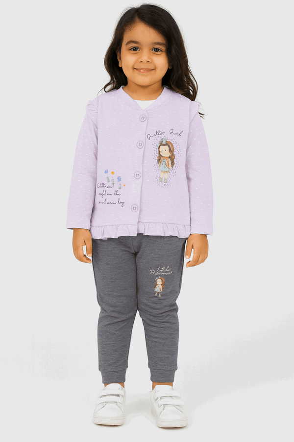 Baby 3 Fancy Shirt & Pajama Set 046 - Kiddiesco