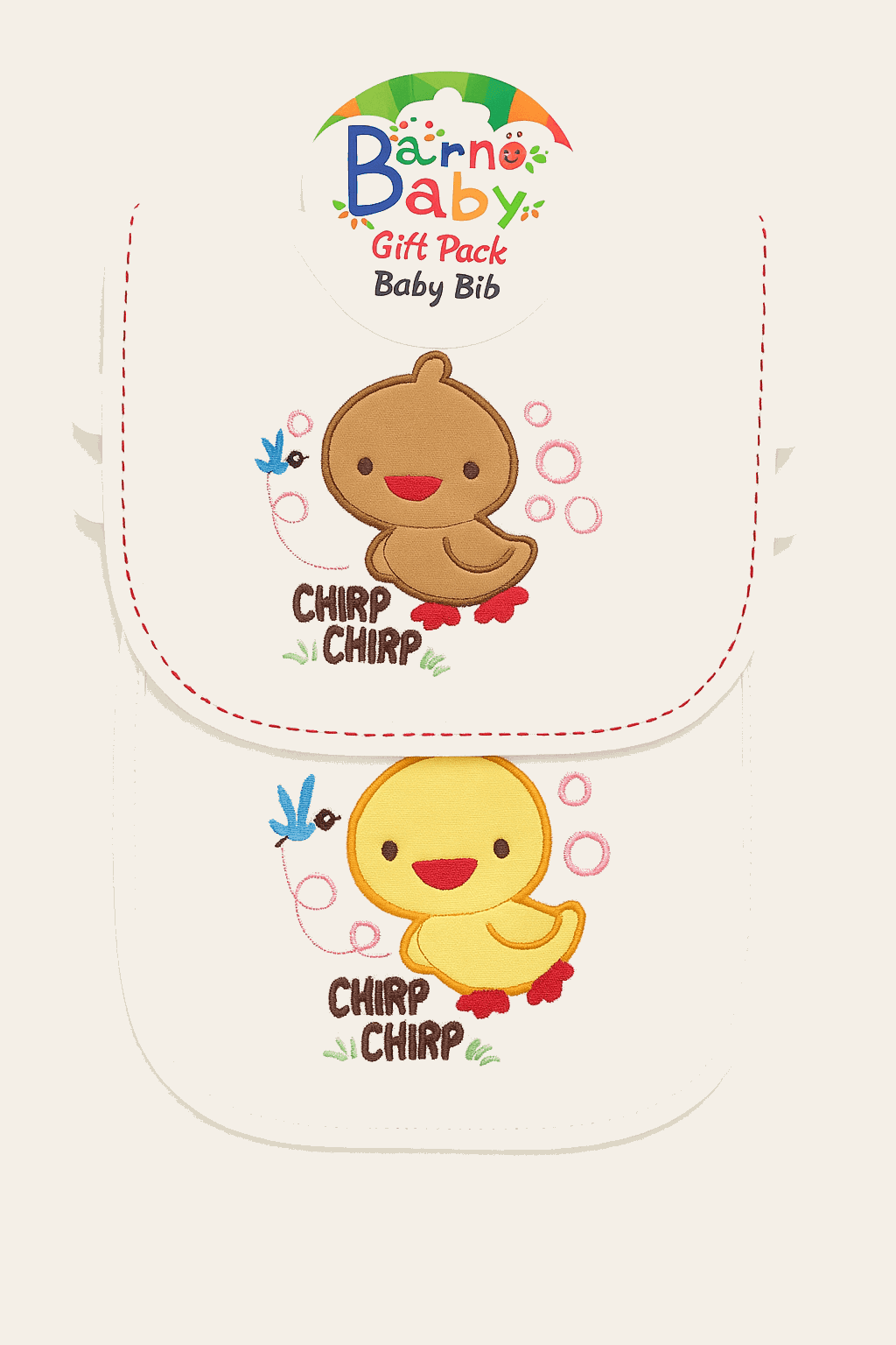 Baby Bibs Pack OF 2 KDS 033 - Kiddiesco Main image