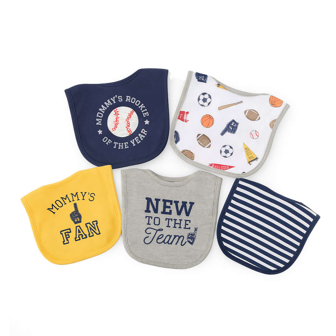 Baby Bibs Pack OF 5 - Kiddiesco
