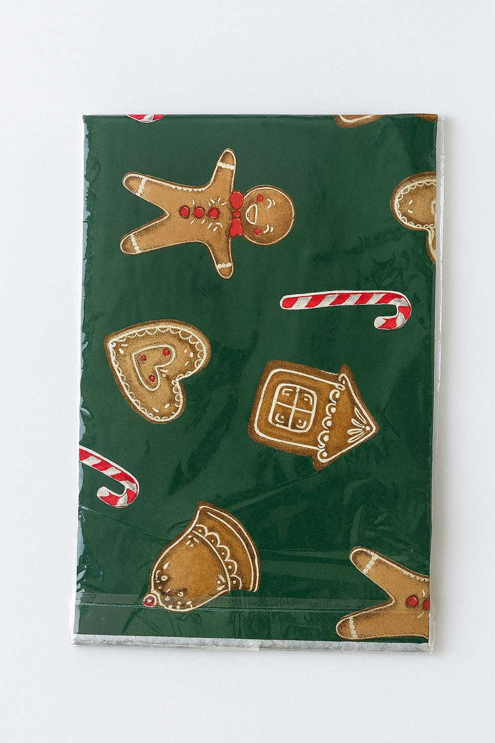 Baby Changing Sheet Festive Gingerbread Wrapping Paper Design - Kiddiesco