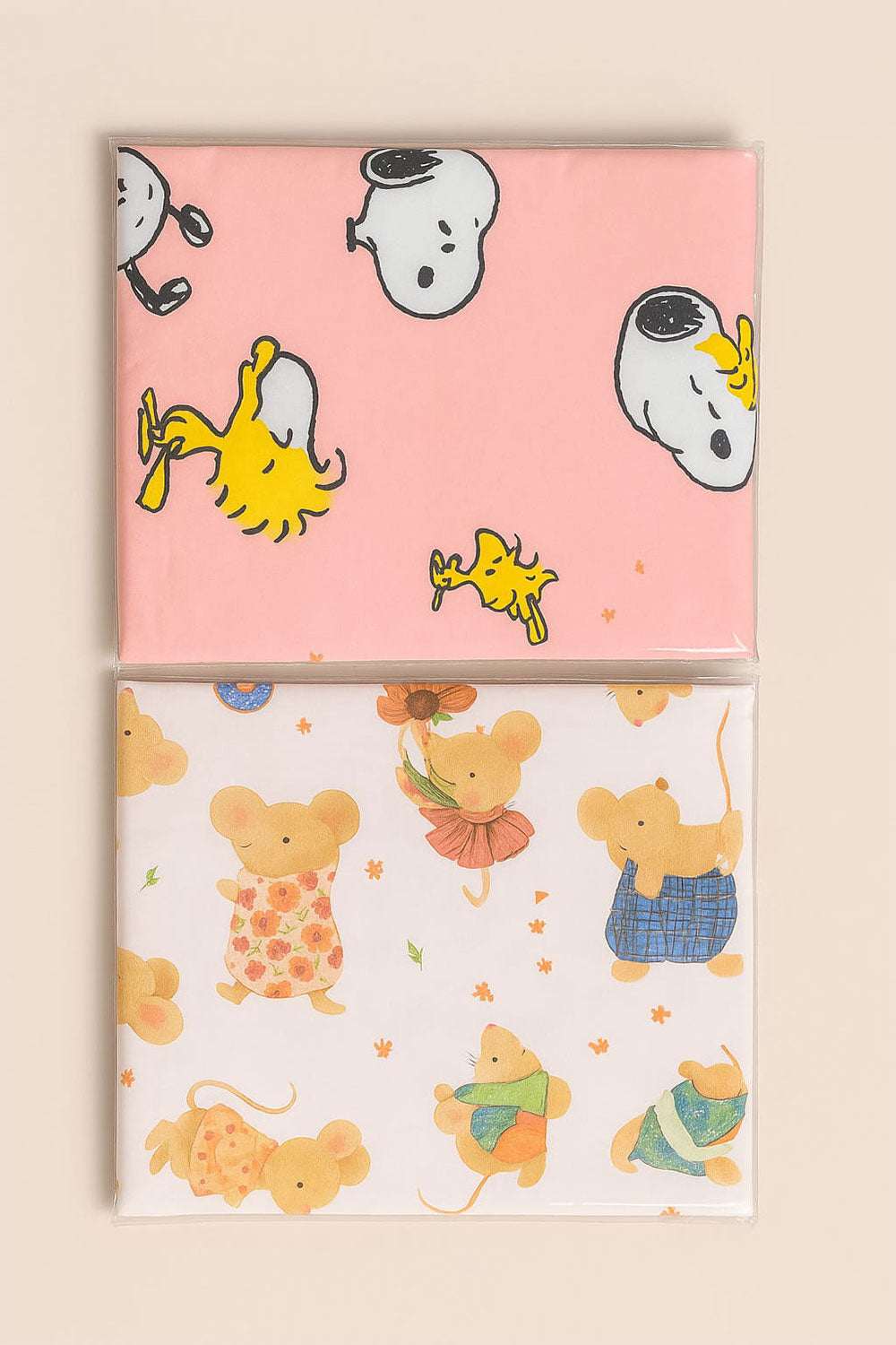 Baby Changing Sheet Ratu Wrapper Plain Pack of 2 - Kiddiesco Main image