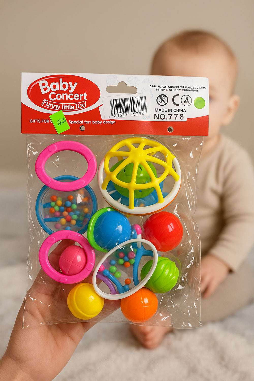 Baby Concert Funny Rattle toys - Kiddiesco